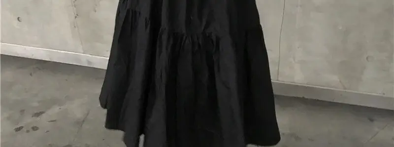 2023 Black Loose Western Dress Plus Size Fat Sister Cover — feature 21