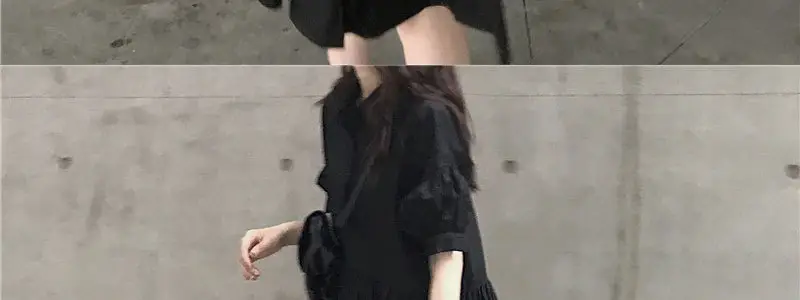 2023 Black Loose Western Dress Plus Size Fat Sister Cover — feature 22