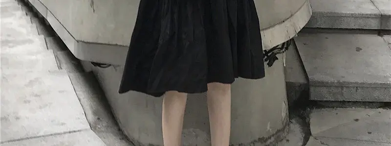 2023 Black Loose Western Dress Plus Size Fat Sister Cover — feature 26