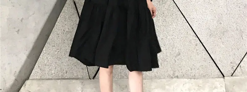 2023 Black Loose Western Dress Plus Size Fat Sister Cover — feature 4