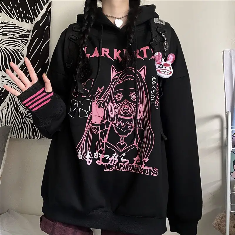 Women 2022 Velvet T-Shirt with Pink Bear Print