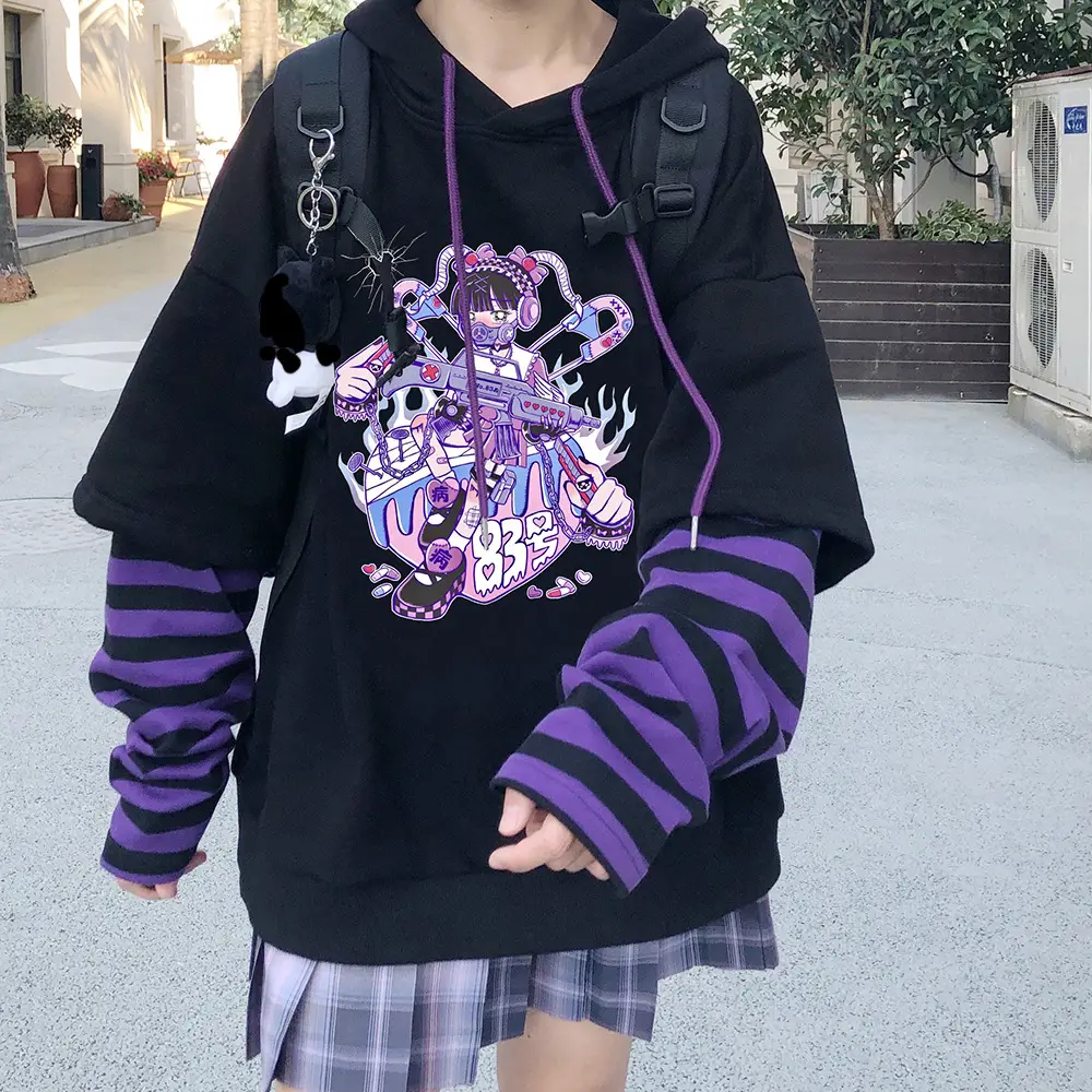 Women 2022 Velvet T-Shirt with Pink Bear Print