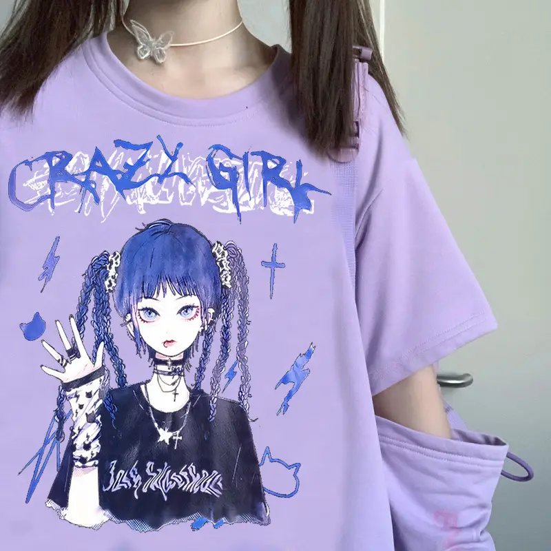 Women 2022 Velvet T-Shirt with Pink Bear Print