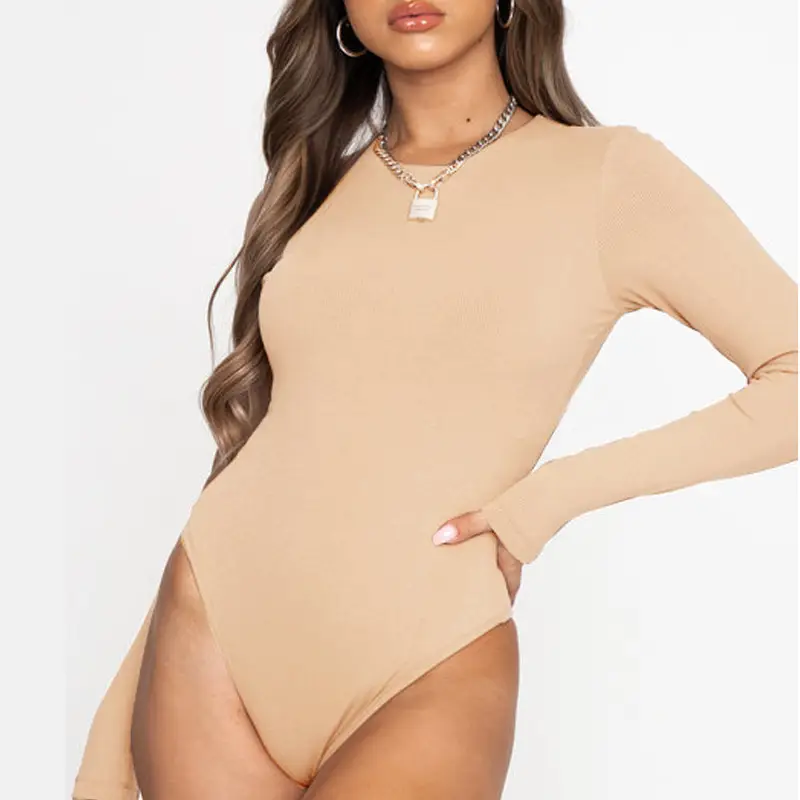 2023 Red Long Sleeve Bodysuit for Women - Image 4