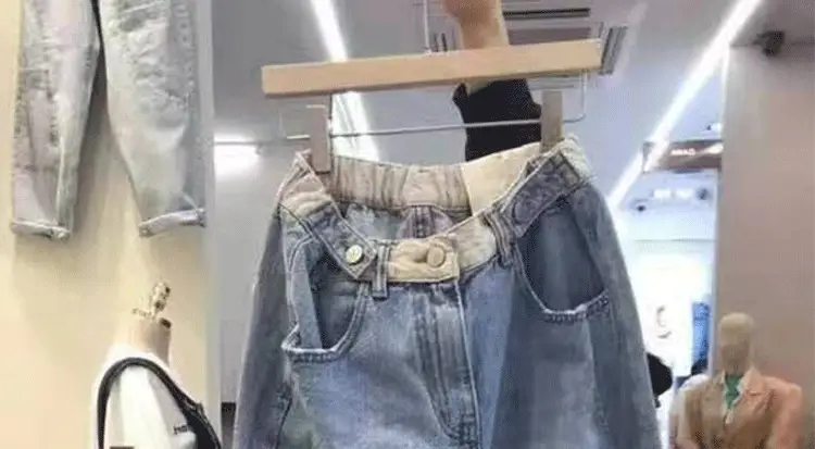 Women Denim Hallon Pants Large Spring Summer 2024 — feature 6