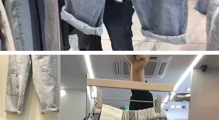 Women Denim Hallon Pants Large Spring Summer 2024 — feature 8