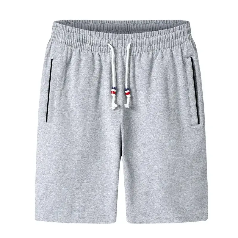 Men Black Drawstring Shorts Summer Casual Loose Fit - Image 9