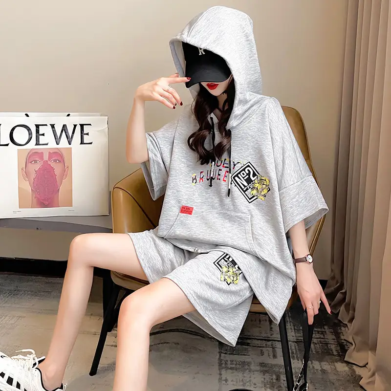 Women 2-Piece White Casual Shorts Set Summer 2025 - Image 6