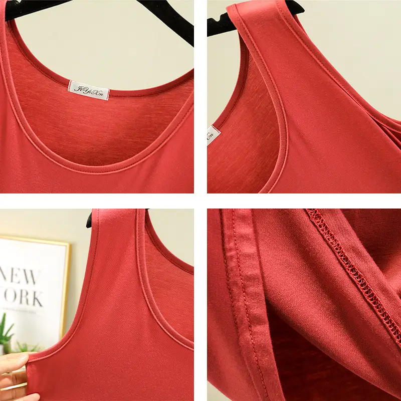 Women's Black Sleeveless Camisole Plus Size - Image 9