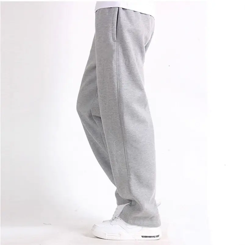 Men Dark Blue Sweatpants Extra Large Straight Summer - Image 6