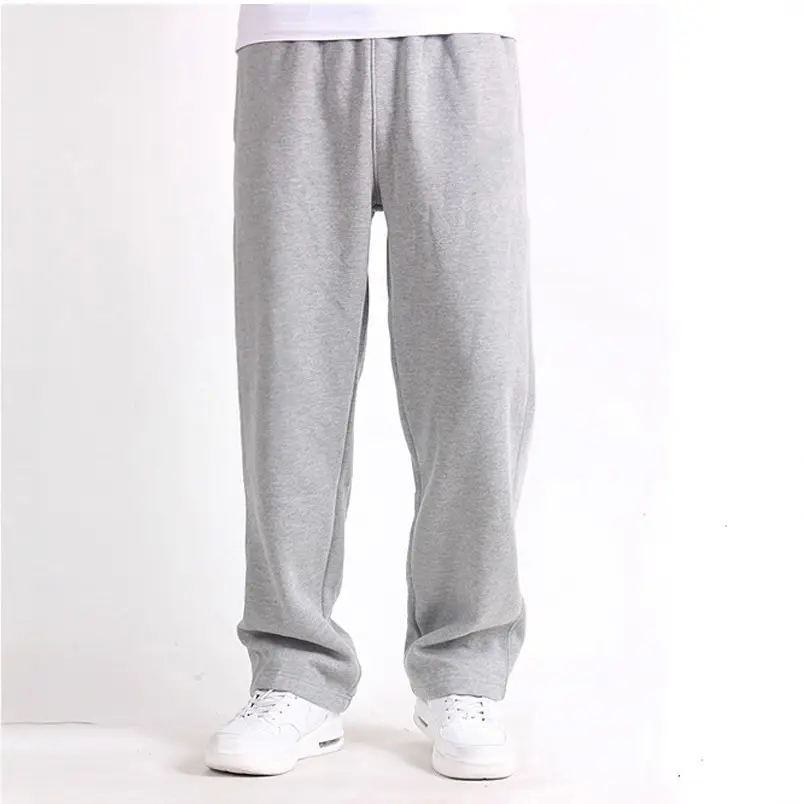 Men Dark Blue Sweatpants Extra Large Straight Summer - Image 7