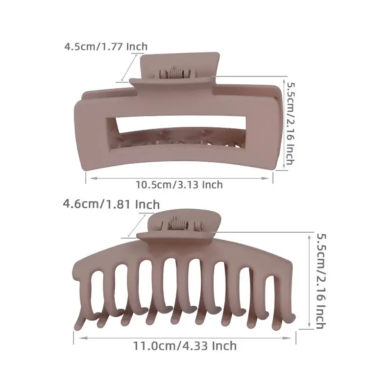11cm Frosted Hair Clip for Women - Image 7