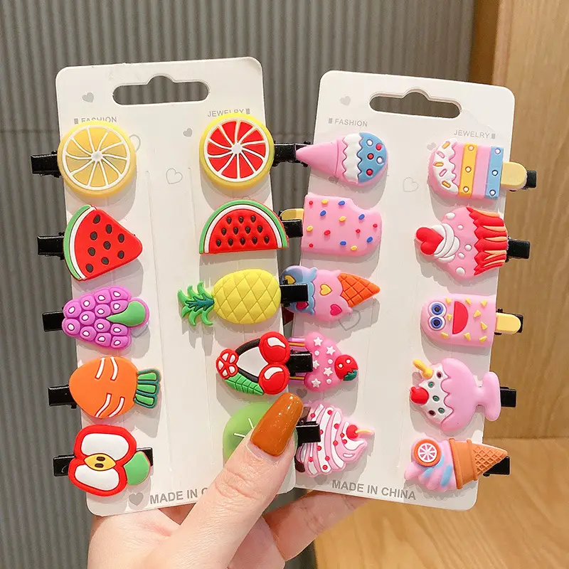 Cute Cartoon Hair Clips for Girls Small Clip Bangs - Image 11