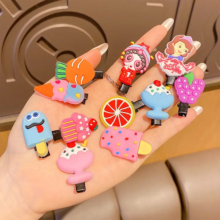 Cute Cartoon Hair Clips for Girls Small Clip Bangs — feature 10
