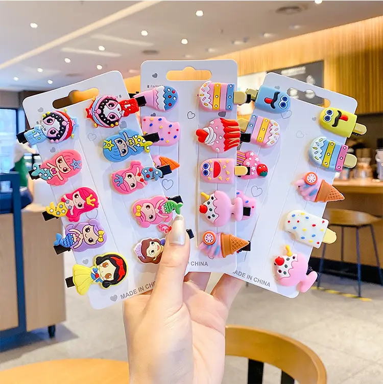 Cute Cartoon Hair Clips for Girls Small Clip Bangs — feature 11