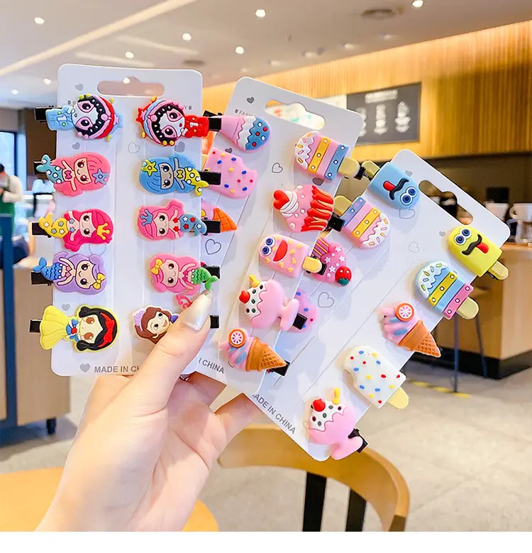 Cute Cartoon Hair Clips for Girls Small Clip Bangs — feature 6