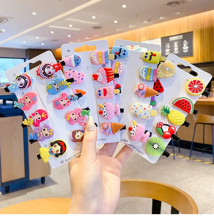 Cute Cartoon Hair Clips for Girls Small Clip Bangs — feature 8