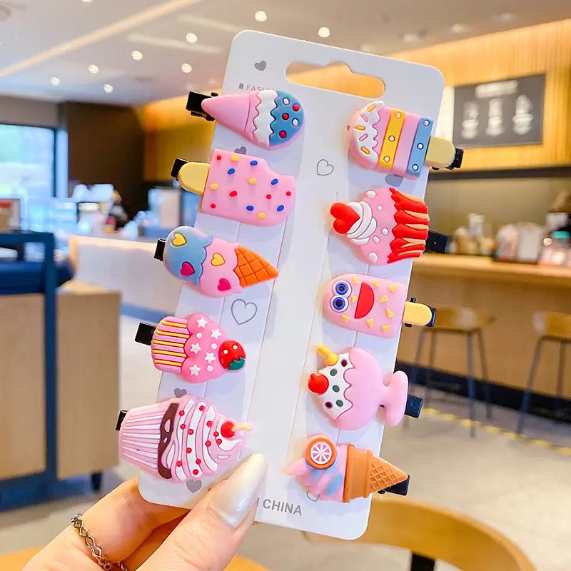 Cute Cartoon Hair Clips for Girls Small Clip Bangs - Image 2