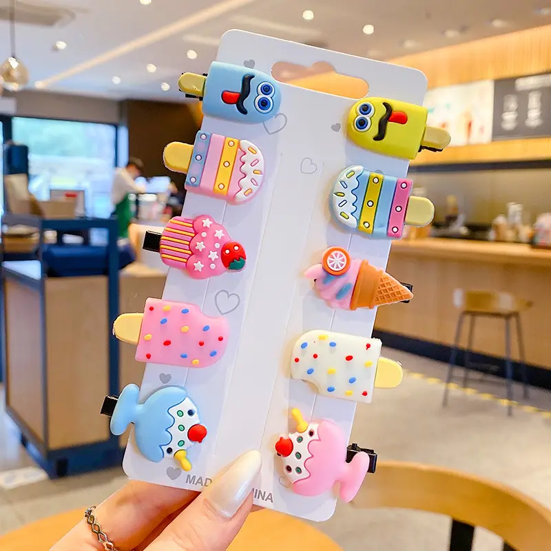 Cute Cartoon Hair Clips for Girls Small Clip Bangs - Image 3