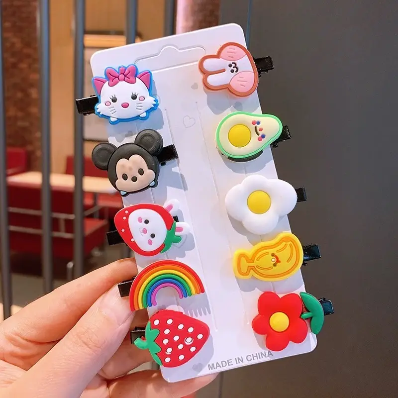 Cute Cartoon Hair Clips for Girls Small Clip Bangs - Image 5