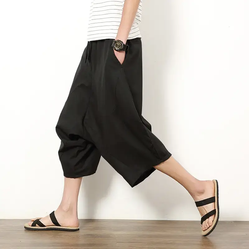 2023 Loose Fit Nepal Capri Pants for Men - Image 6