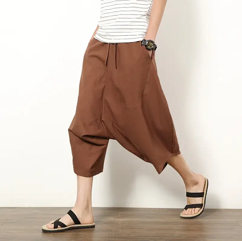 2023 Loose Fit Nepal Capri Pants for Men - Image 7