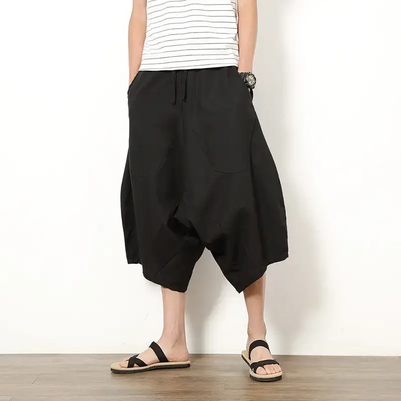 2023 Loose Fit Nepal Capri Pants for Men - Image 3