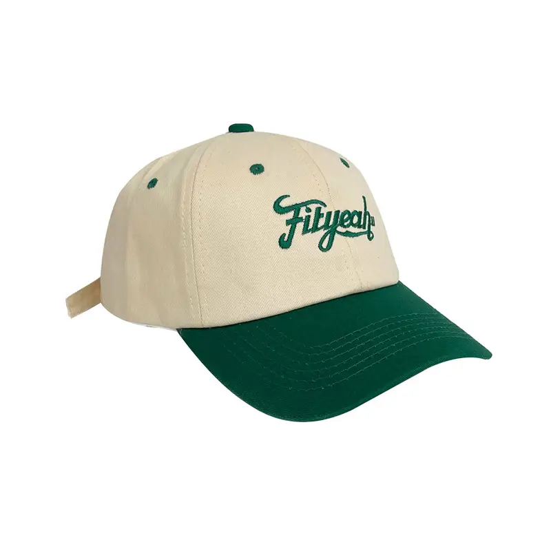 Women Japanese Style Baseball Cap Green White Summer - Image 10