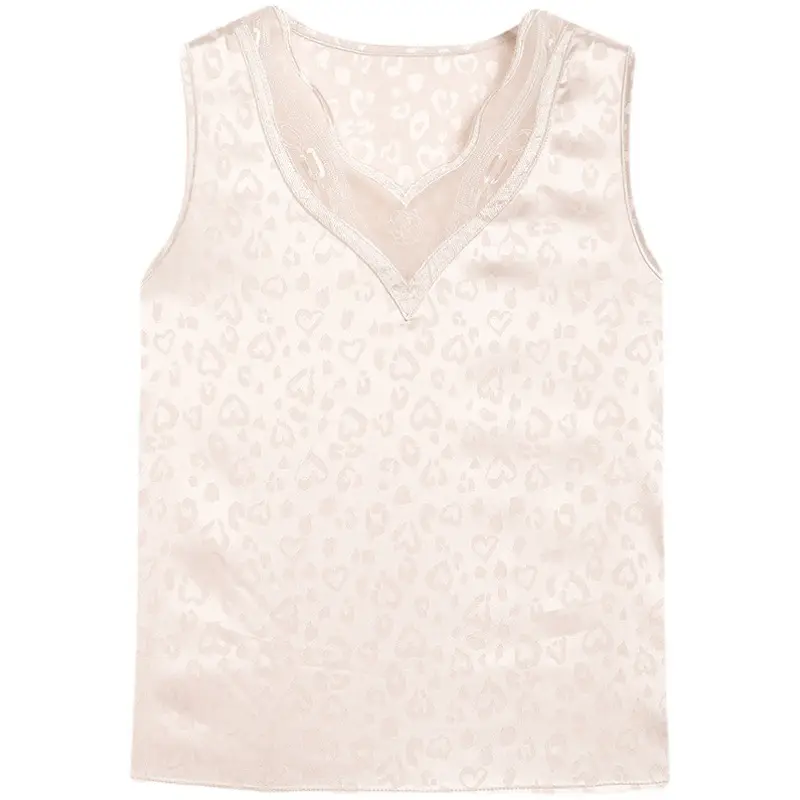 Elegant Women's Satin V-Neck Vest for Commuting Spring - Image 5