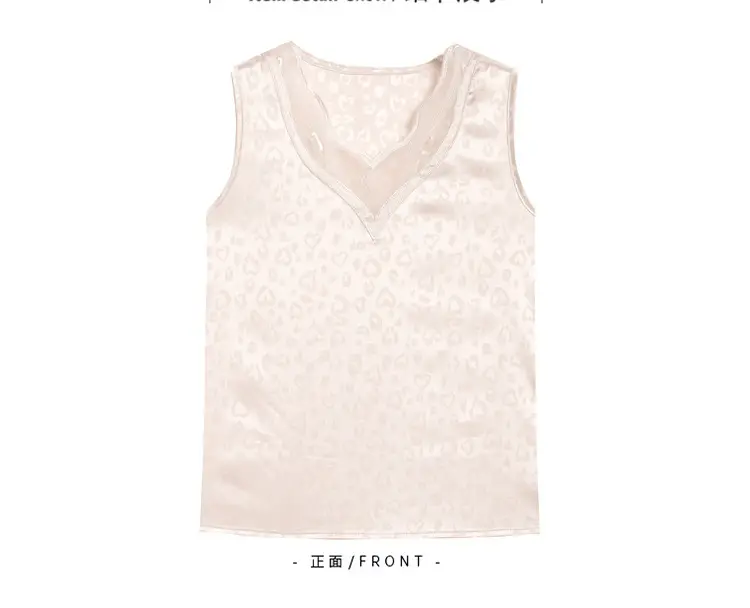 Elegant Women's Satin V-Neck Vest for Commuting Spring — feature 31