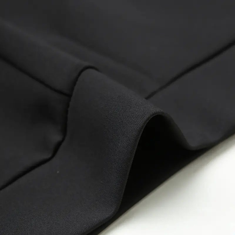Women Hip-Hugging Black Skirt Large Size Back Slit Elastic - Image 6