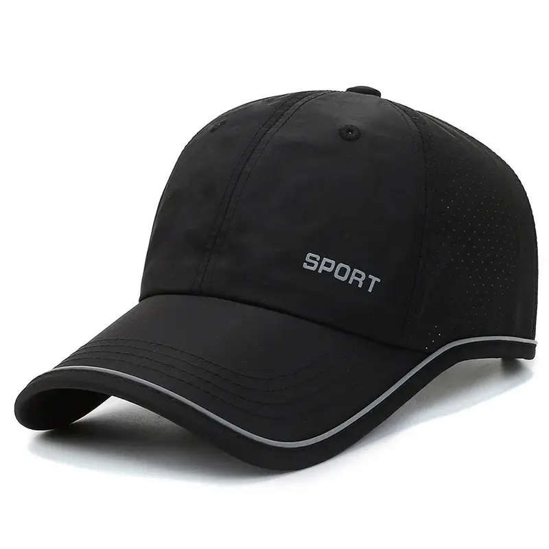 Men Grey Baseball Cap with "SPORT" Logo - Image 2