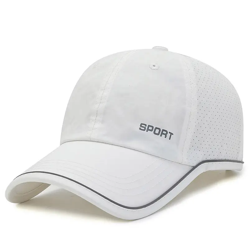 Men Grey Baseball Cap with "SPORT" Logo - Image 3