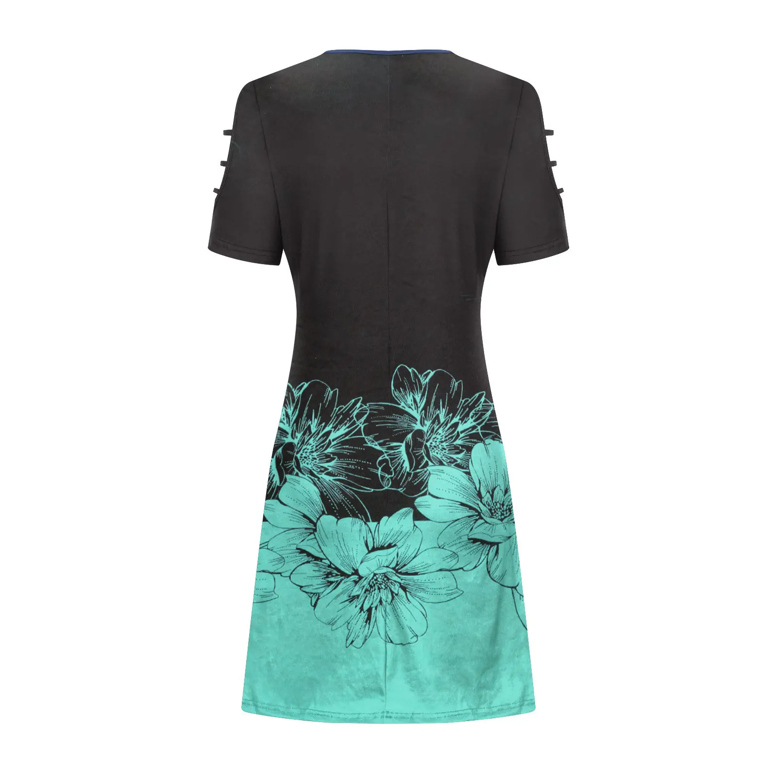 2022 Cross Belt Slim Dress Hollow Repair Wings Design - Image 5