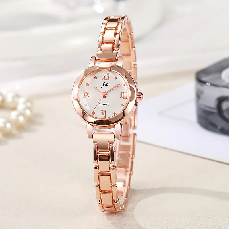 New Fashion Style Women's Watch Female Student Thin Small Dial Korean Style Simple Electronic Quartz Watch