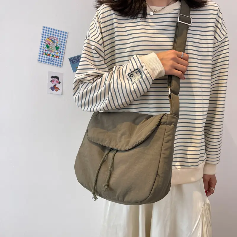 Japanese Messenger Bag Female Student Crossbody Large Capacity Cloth Bag