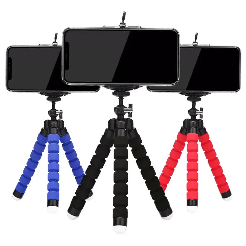 Red Sponge Mobile Phone Bracket Tripod - Image 15