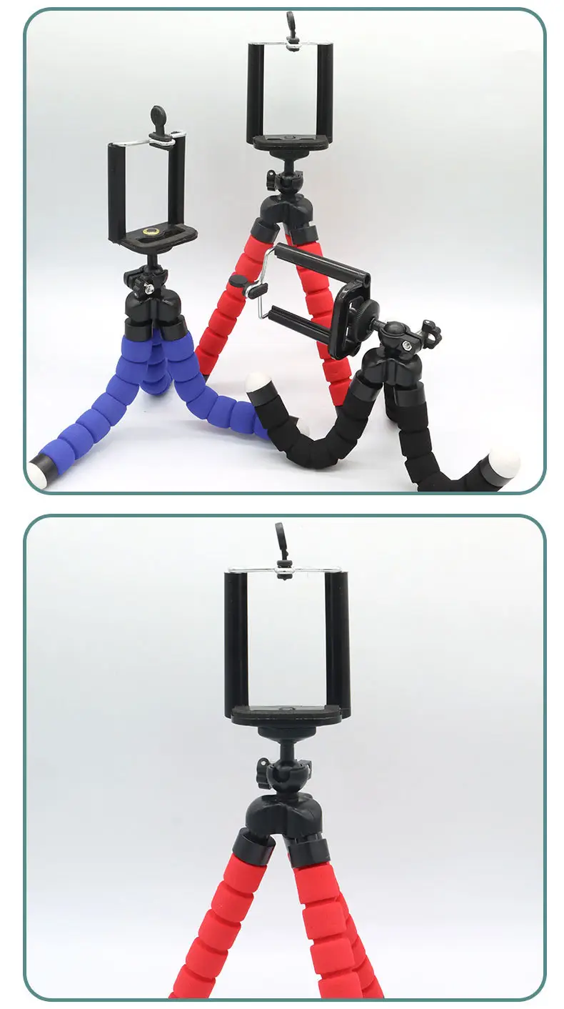 Red Sponge Mobile Phone Bracket Tripod — feature 14