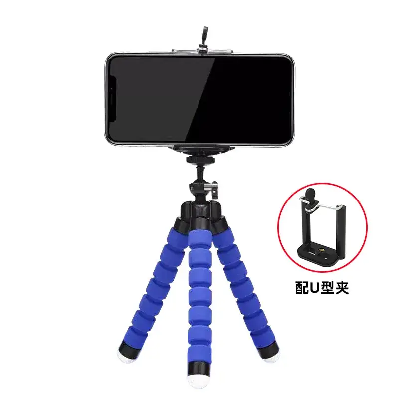 Red Sponge Mobile Phone Bracket Tripod - Image 2