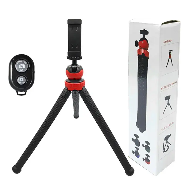 Red Sponge Mobile Phone Bracket Tripod - Image 9