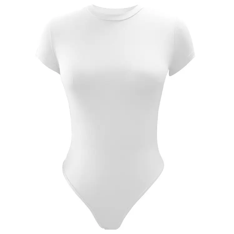 Women's Sexy Tight-Fitting Short-Sleeve Bottoming Suit - Image 6