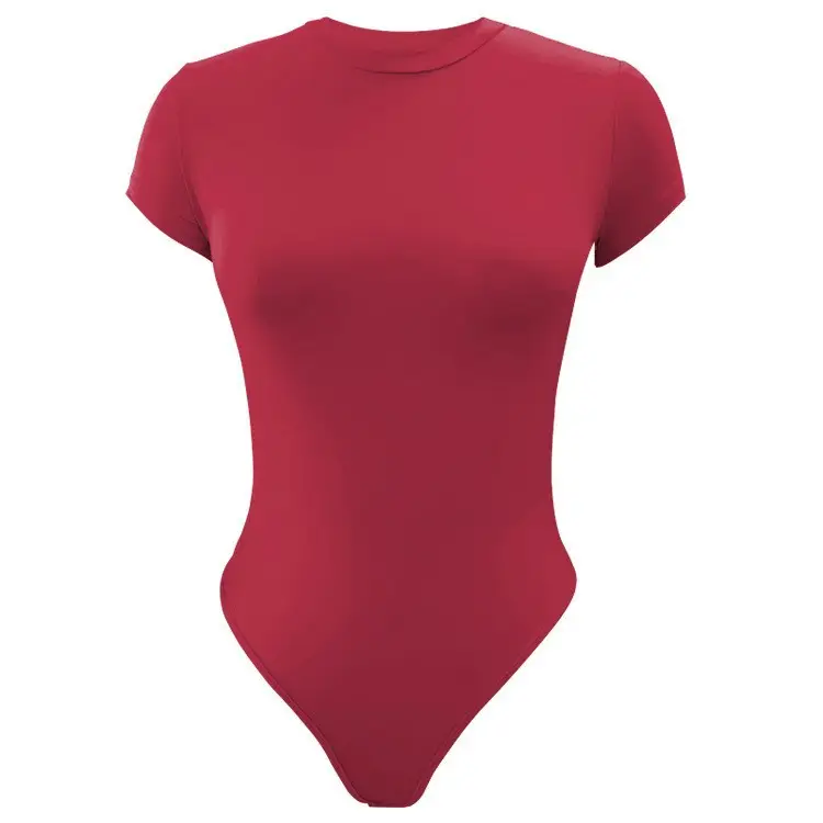 Women's Sexy Tight-Fitting Short-Sleeve Bottoming Suit - Image 3