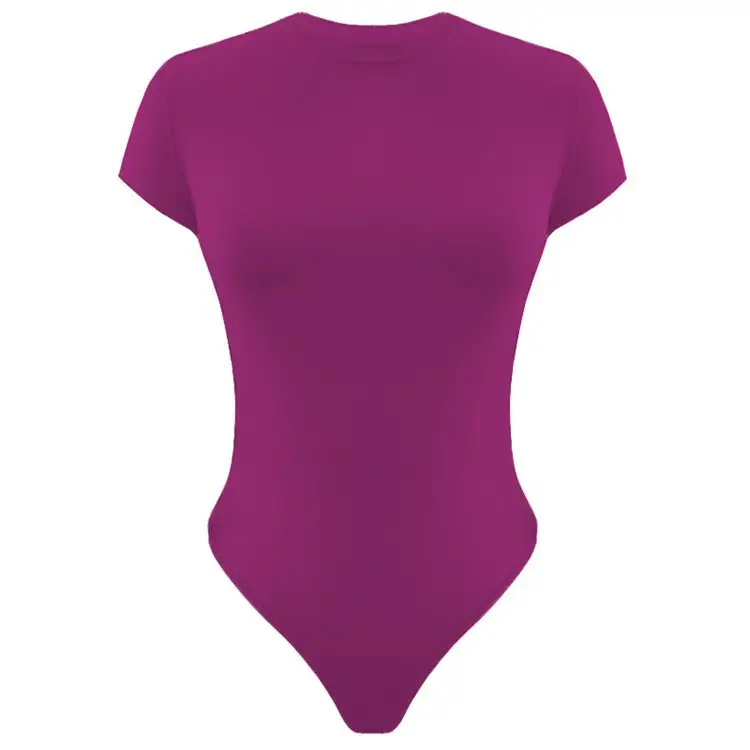 Women's Sexy Tight-Fitting Short-Sleeve Bottoming Suit - Image 8