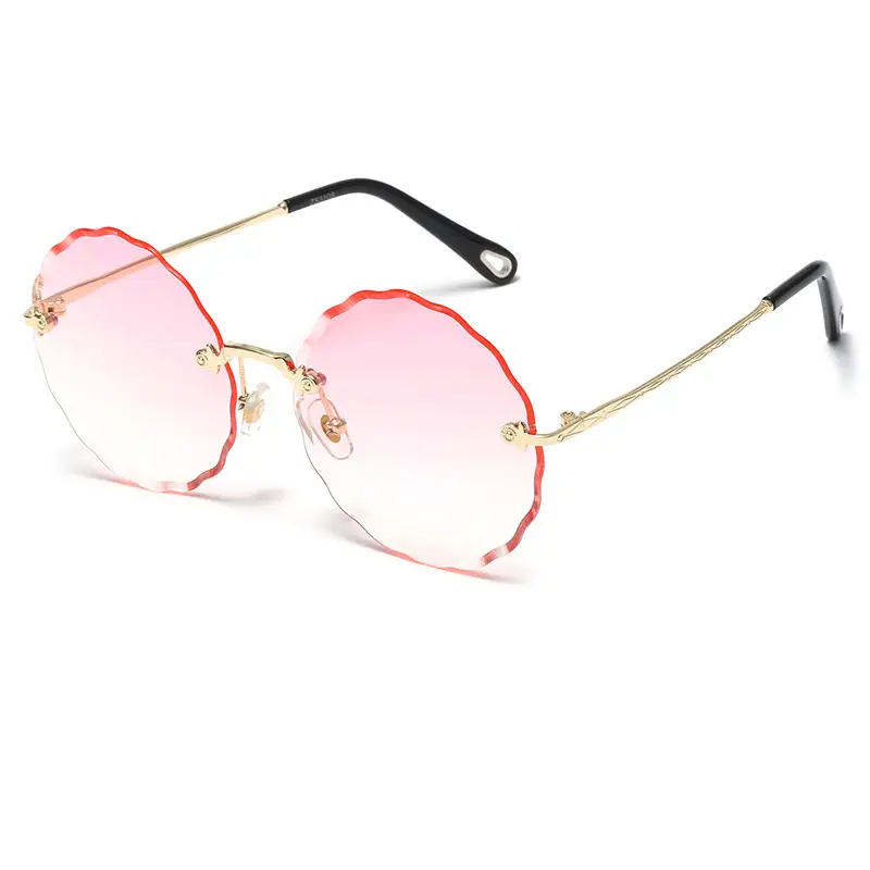 2026 Retro Round Sunglasses Diamond Cut Edge Anti-UV - Image 3