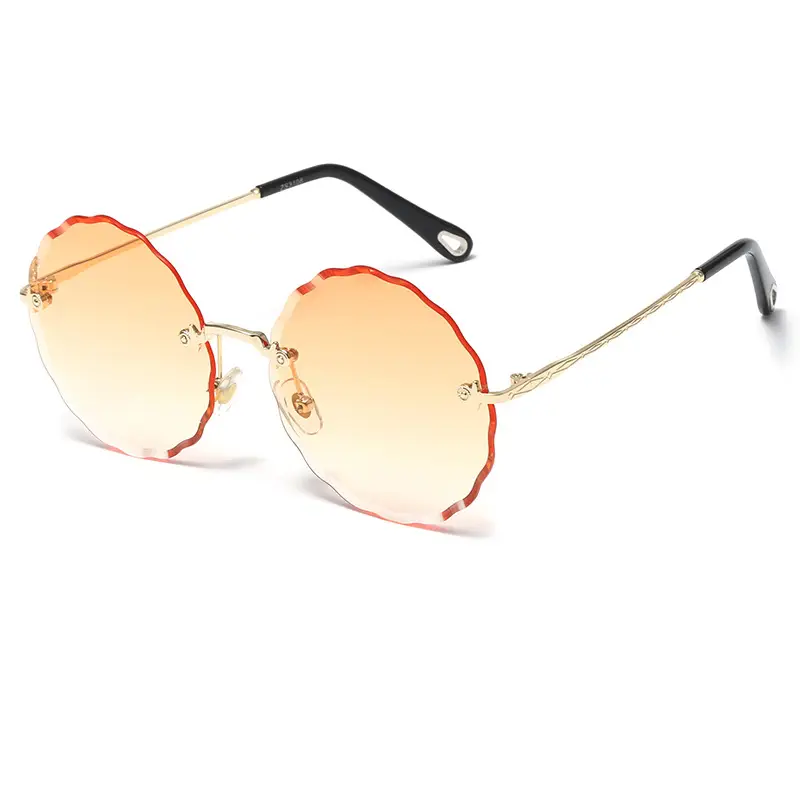 2026 Retro Round Sunglasses Diamond Cut Edge Anti-UV - Image 5
