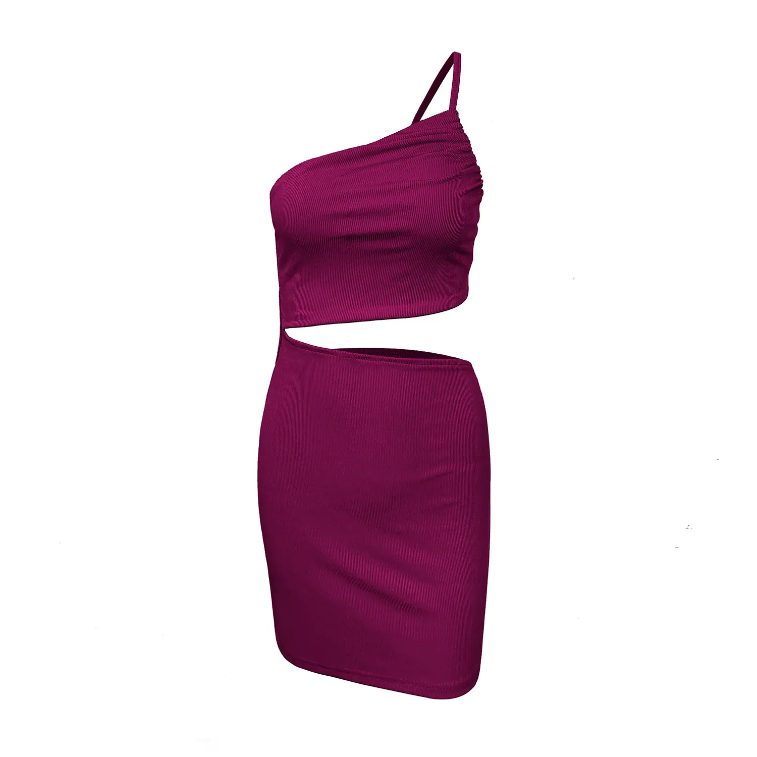 One Shoulder Hollow Hip-Covering Dress Women Summer - Image 11