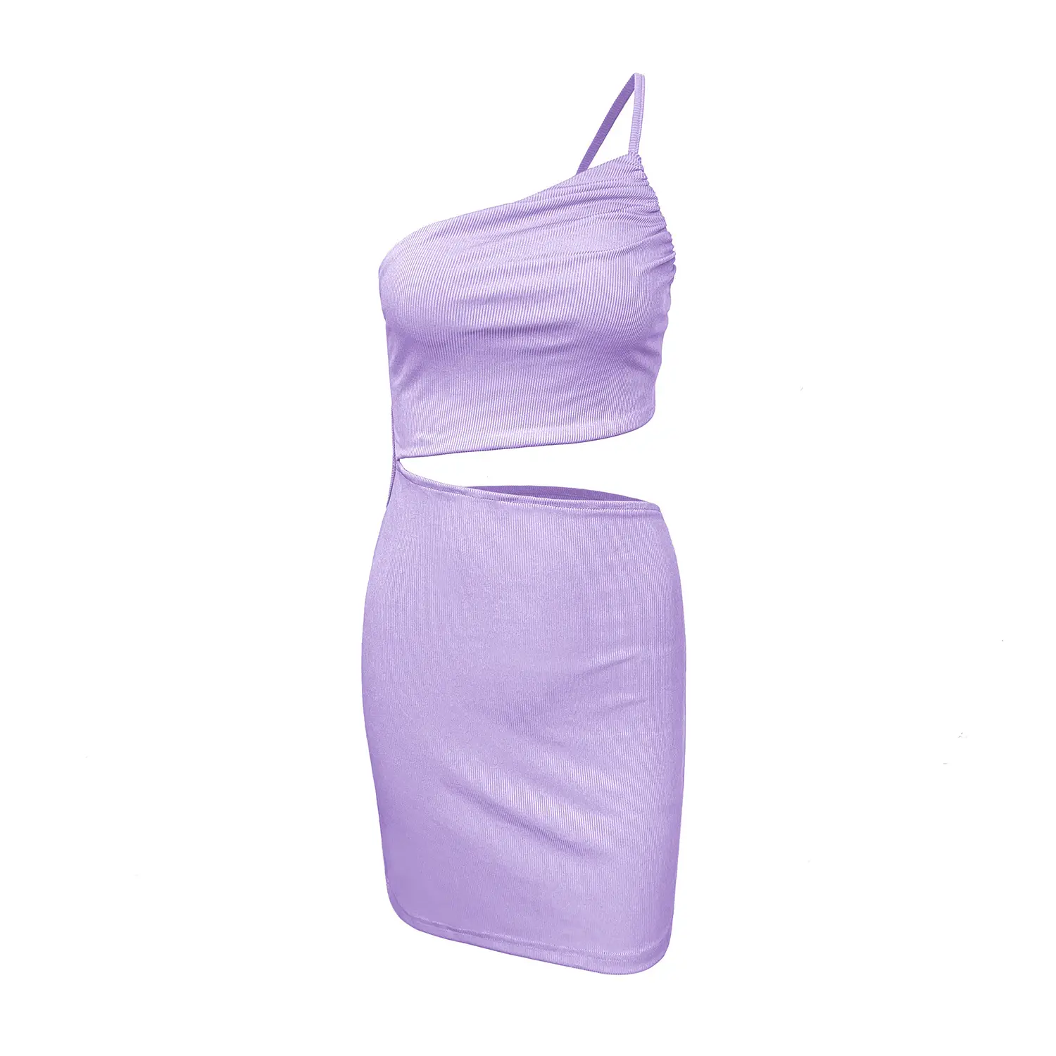 One Shoulder Hollow Hip-Covering Dress Women Summer - Image 13