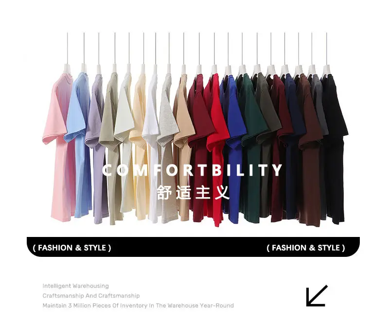Men Blue Cotton T-Shirt Short Sleeve Loose Fit — feature 1