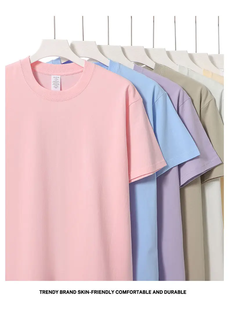 Men Blue Cotton T-Shirt Short Sleeve Loose Fit — feature 11