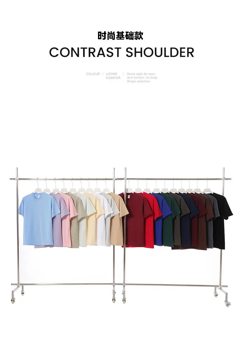 Men Blue Cotton T-Shirt Short Sleeve Loose Fit — feature 7